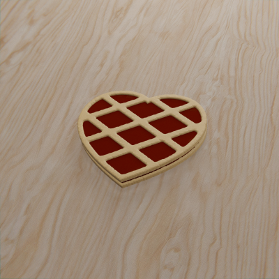 Crostatina a cuore